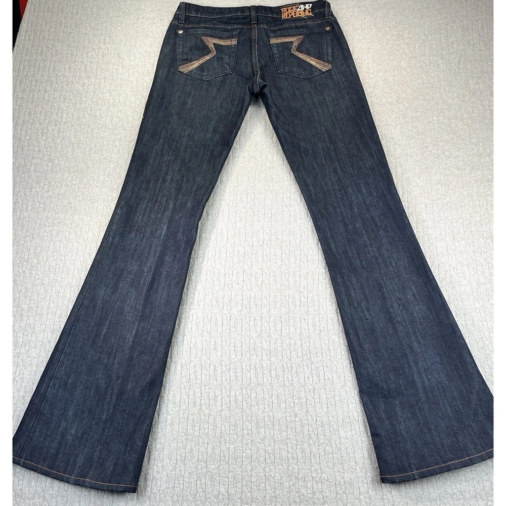 Rock & Republic Kasandra boot cut new without tag Women (26/30X33) lowrise Jeans - Picture 5 of 16